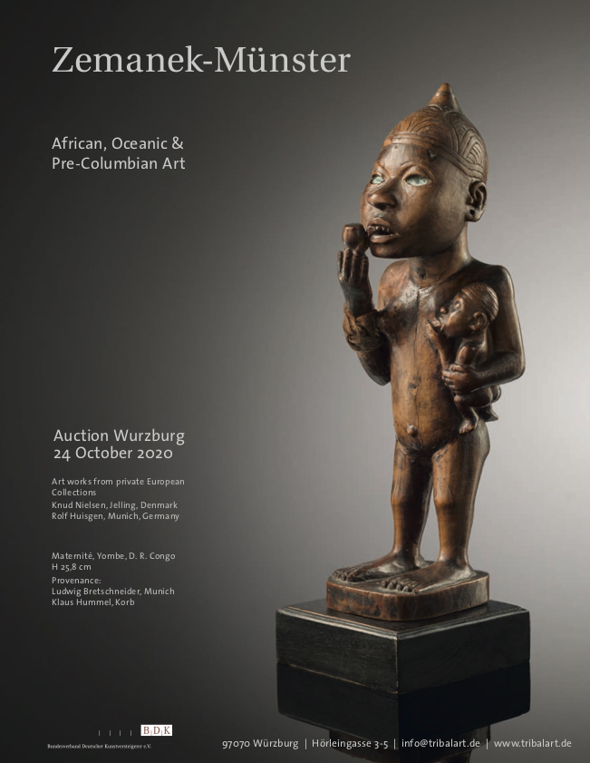 Zemanek-Munster, Auction African Art Wurzburg
